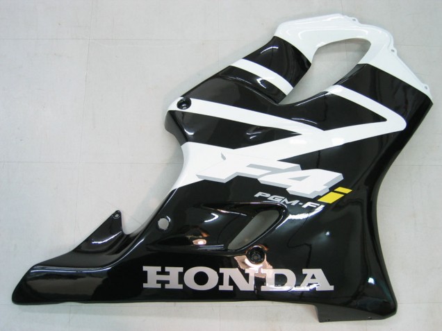 2004-2007 Honda CBR600 F4i Motorcycle Fairing - White Glossy Black Australia