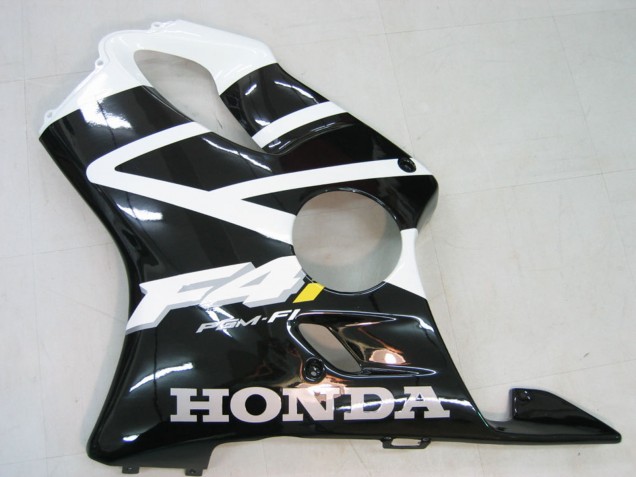 2004-2007 Honda CBR600 F4i Motorcycle Fairing - White Glossy Black Australia