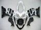 2004-2007 Honda CBR600 F4i Motorcycle Fairing - White Glossy Black Australia