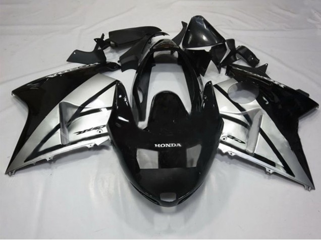 1996-2007 Honda CBR1100XX Blackbird Motorcycle Fairings - Silver Glossy Black Australia