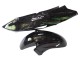 1996-2007 Honda CBR1100XX Blackbird Motorcycle Fairing - Glossy Black Green Flame Australia