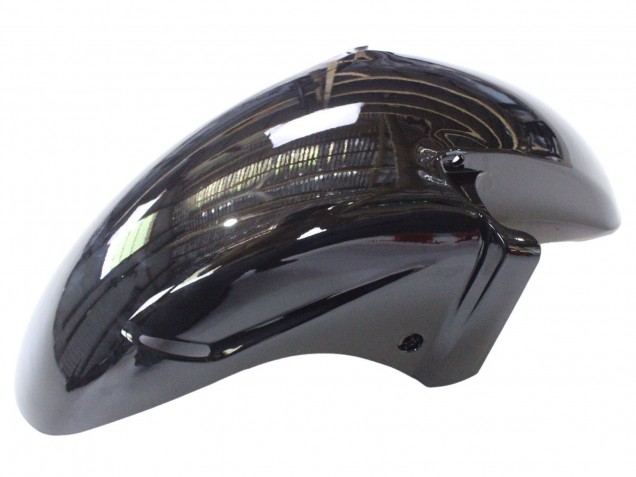1996-2007 Honda CBR1100XX Blackbird Motorcycle Fairing - Glossy Black Green Flame Australia