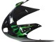 1996-2007 Honda CBR1100XX Blackbird Motorcycle Fairing - Glossy Black Green Flame Australia