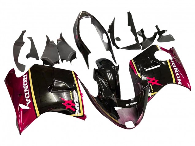 1996-2007 Honda CBR1100XX Blackbird Motorcycle Fairings - Glossy Black Red Yellow Australia