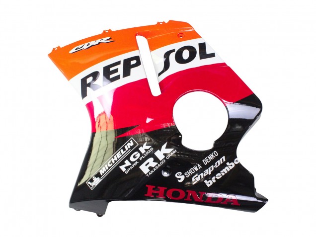 1996-2007 Honda CBR1100XX Blackbird Abs Motorcycle Fairings - Orange White Red Glossy Black Repsol Australia