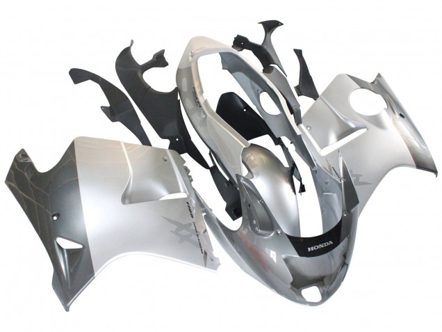 1996-2007 Honda CBR1100XX Blackbird Motorcycle Fairings - Silver Grey Australia