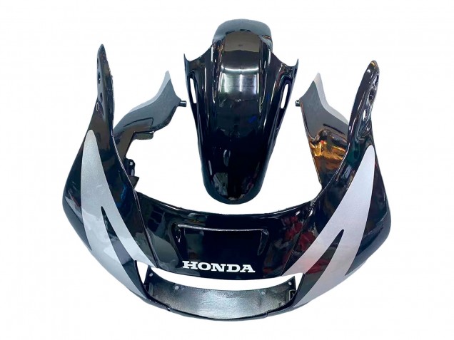 1991-1994 Honda CBR600 F2 Motorcycle Fairings - Silver Glossy Black Australia