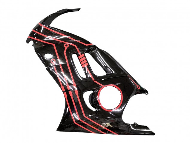 1997-1998 Honda CBR600 F3 Motorcycle Fairing Kits - Red Glossy Black Australia
