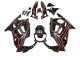 1997-1998 Honda CBR600 F3 Motorcycle Fairing Kits - Red Glossy Black Australia