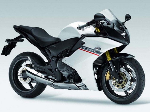 2011-2013 Honda CBR600F Motorcycle Fairings - White Grey Australia