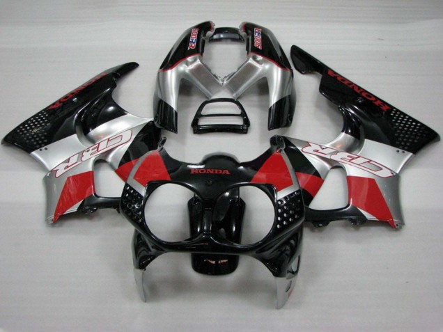 1992-1993 Honda CBR900RR 893 Motorcycle Fairings - Silver Red Glossy Black Australia