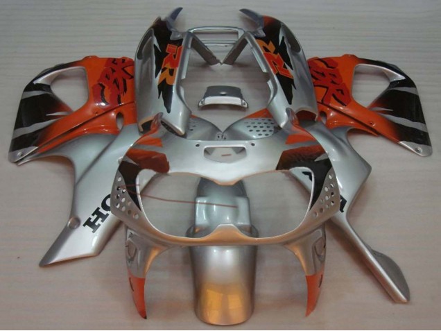 1992-1993 Honda CBR900RR 893 Motorcycle Fairings - Silver Orange Glossy Black Australia