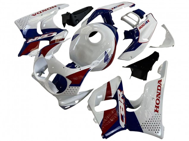 1992-1993 Honda CBR900RR 893 Motorcycle Fairings - White Red Dark Blue Australia