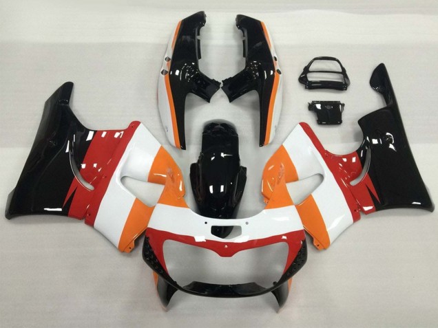 1994-1995 Honda CBR900RR 893 Motorcycle Fairings - Orange White Red Glossy Black Australia