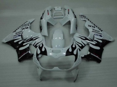 Affordable 1994-1995 Honda CBR900RR 893 Motorcycle Fairings - White Glossy Black Flame Australia