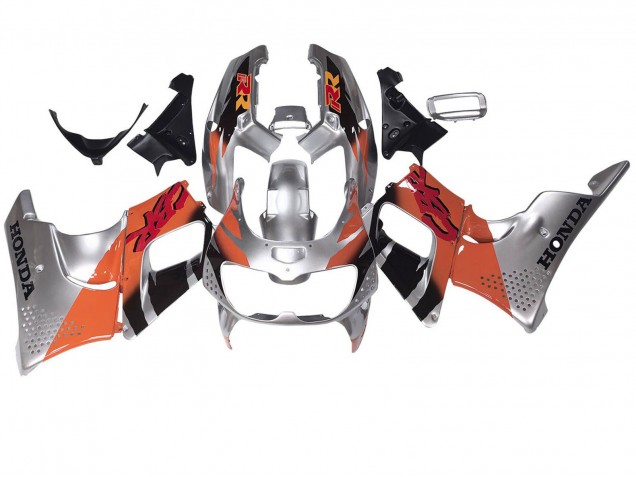 1994-1995 Honda CBR900RR 893 Motorcycle Fairings - Silver Orange Glossy Black Australia