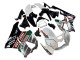 1996-1997 Honda CBR900RR 893 Motorcycle Fairings - White Green Grey Glossy Black Castrol Australia