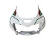 1996-1997 Honda CBR900RR 893 Motorcycle Fairings - White Green Grey Glossy Black Castrol Australia