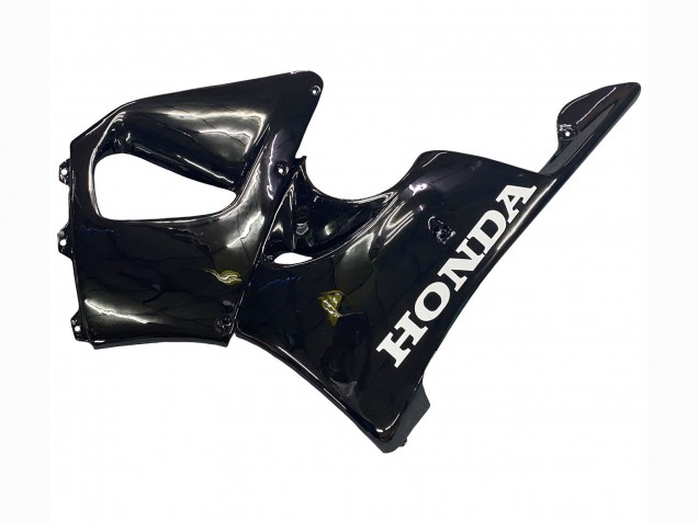 1998-1999 Honda CBR900RR 919 Motorcycle Fairings - Glossy Black White Decals Australia