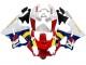 1998-1999 Honda CBR900RR 919 Motorcycle Fairings - White Red Yellow Blue Australia