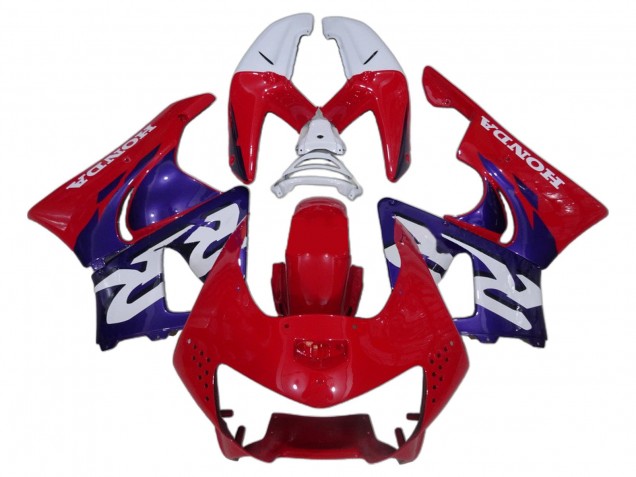 1998-1999 Honda CBR900RR 919 Motorcycle Fairing - White Red Blue Australia
