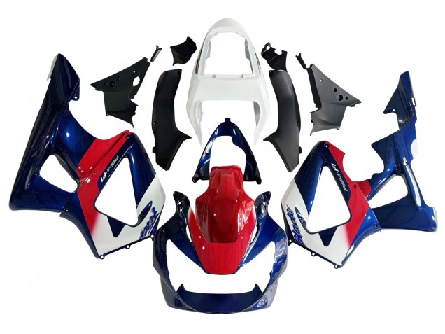 2000-2001 Honda CBR900RR 929 Motorcycle Fairing - White Red Blue Australia