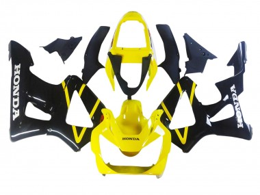 Affordable 2000-2001 Honda CBR900RR 929 Motorcycle Fairings - Yellow Glossy Black Australia