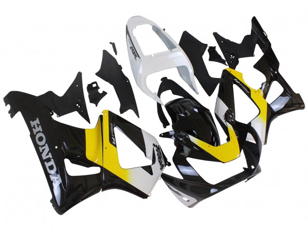 2000-2001 Honda CBR900RR 929 Motorcycle Fairings - White Yellow Glossy Black Australia