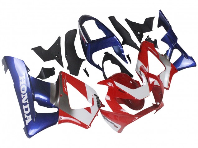 2000-2001 Honda CBR900RR 929 Motorcycle Fairings - Silver Red Blue Australia