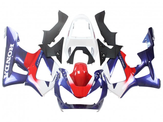 2000-2001 Honda CBR900RR 929 Motorcycle Fairings - White Red Blue Australia