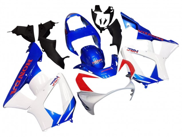2000-2001 Honda CBR900RR 929 Motorcycle Fairings - White Blue Red HRC Australia