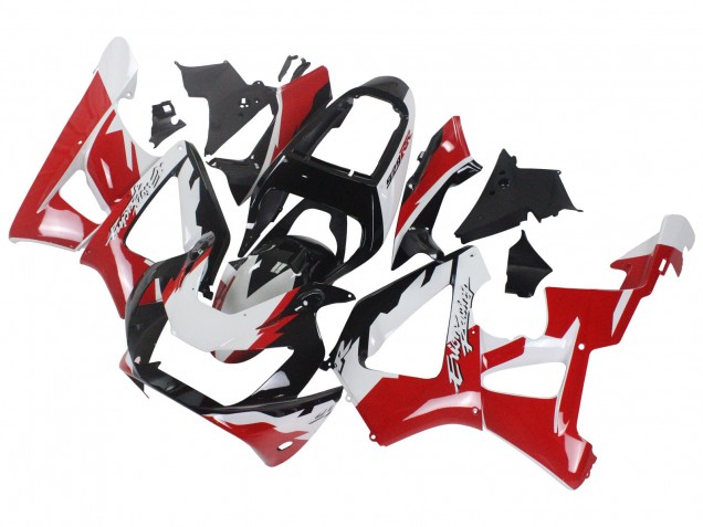 2000-2001 Honda CBR900RR 929 Motorcycle Fairings - White Red Glossy Black Racing Australia