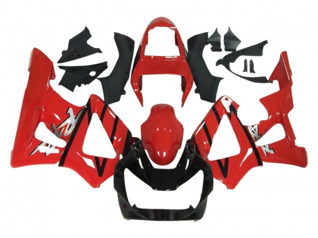 2000-2001 Honda CBR900RR 929 Motorcycle Fairings - Red Glossy Black Australia