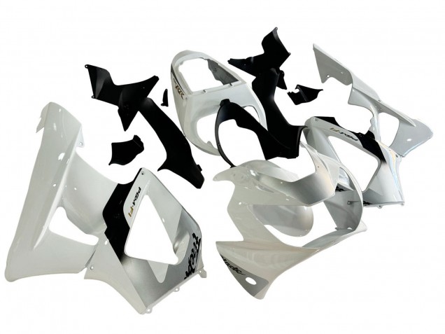 2000-2001 Honda CBR900RR 929 Motorcycle Fairings - White Silver Australia