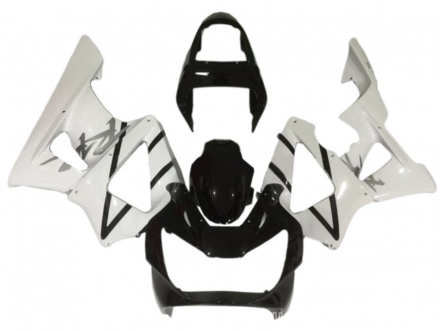 2000-2001 Honda CBR900RR 929 Motorcycle Fairings - White Glossy Black Australia