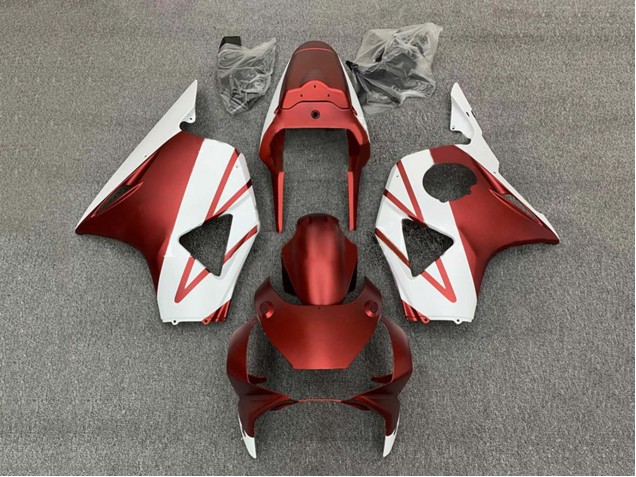 2002-2003 Honda CBR900RR 954 Motorcycle Fairings - White Red Australia