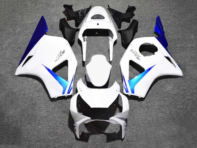 2002-2003 Honda CBR900RR 954 Motorcycle Fairings - White Blue Australia
