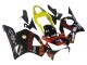2002-2003 Honda CBR900RR 954 Motorcycle Fairings - Yellow Red Glossy Black Repsol Rossi Australia