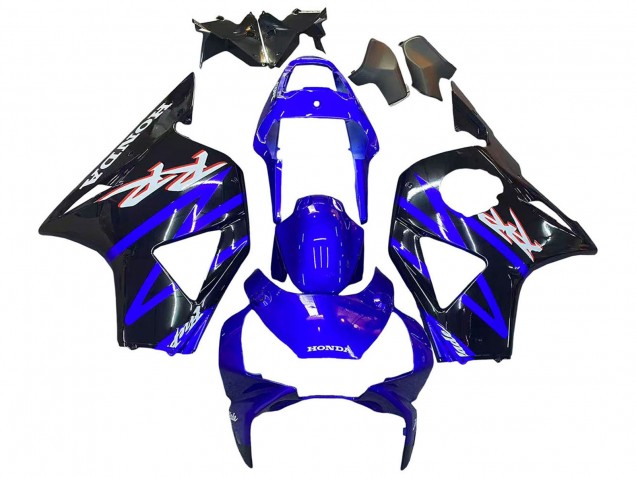 2002-2003 Honda CBR900RR 954 Motorcycle Fairing Kits - Blue Glossy Black Australia