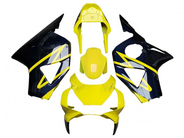 2002-2003 Honda CBR900RR 954 Motorcycle Fairings - Yellow Silver Black Australia