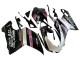 2007-2014 Ducati 848 Motorcycle Fairings - White Pink Glossy Black Connie Australia