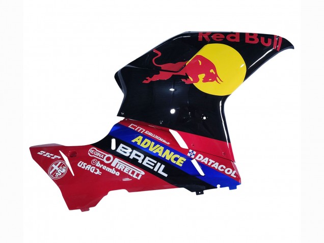 2007-2014 Ducati 848/1098/1198 Motorcycle Fairings - Glossy Black Yellow Blue Red Bull Australia