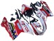 2007-2014 Ducati 848/1098/1198 Motorcycle Fairings - White Red Glossy Black Valsir Xerox Australia
