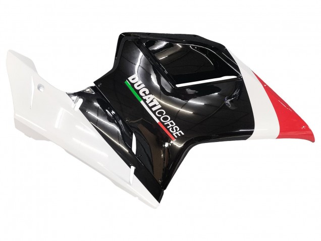 2007-2014 Ducati 848/1098/1198 Motorcycle Fairings - White Red Glossy Black Australia