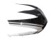 2007-2014 Ducati 848/1098/1198 Motorcycle Fairings - White Glossy Black Corse Australia