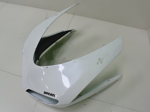 2007-2014 Ducati 848 Motorcycle Fairings - White Matte Black Australia