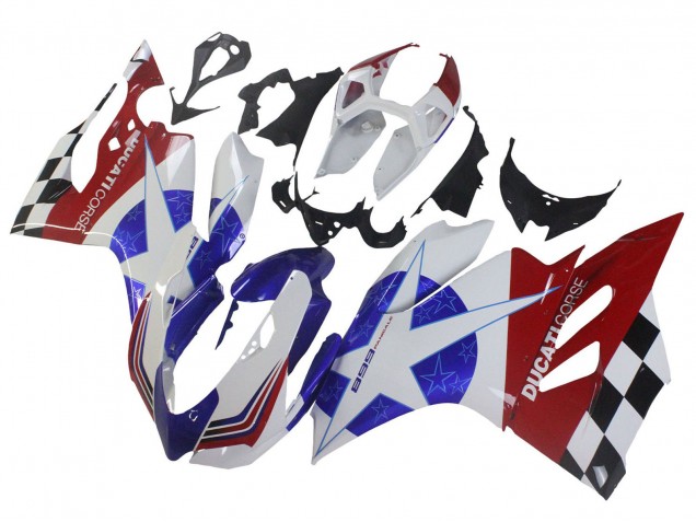 2011-2014 Ducati Panigale 899 Motorcycle Fairings - White Blue Red Black Australia