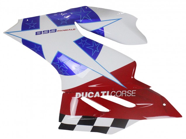 2011-2014 Ducati Panigale 899 Motorcycle Fairings - White Blue Red Black Australia