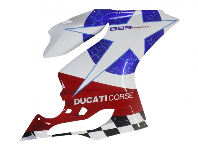 2011-2014 Ducati Panigale 899 Motorcycle Fairings - White Blue Red Black Australia