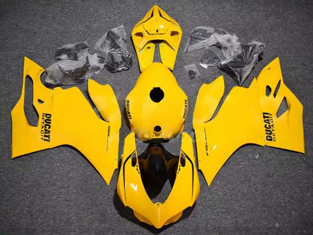 2011-2014 Ducati Panigale 899/1199 Motorcycle Fairings - Glossy Yellow Australia